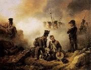Horace Vernet The Dog of the Regiment Wounded oil painting